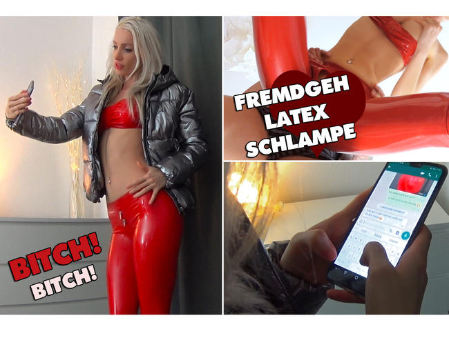 CandyXS Porno Video: FREMDGEH LATEX SCHLAMPE!