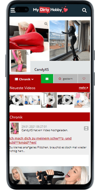 CandyXS bei MyDirtyHobby